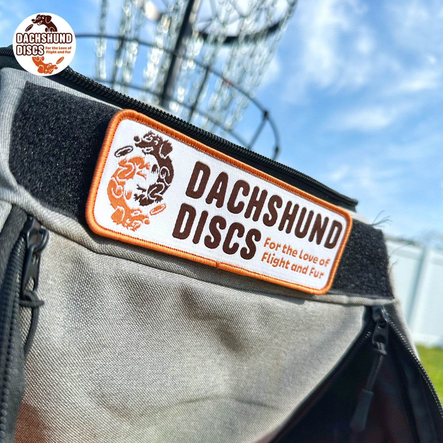 Dachshund Discs Logo Patch