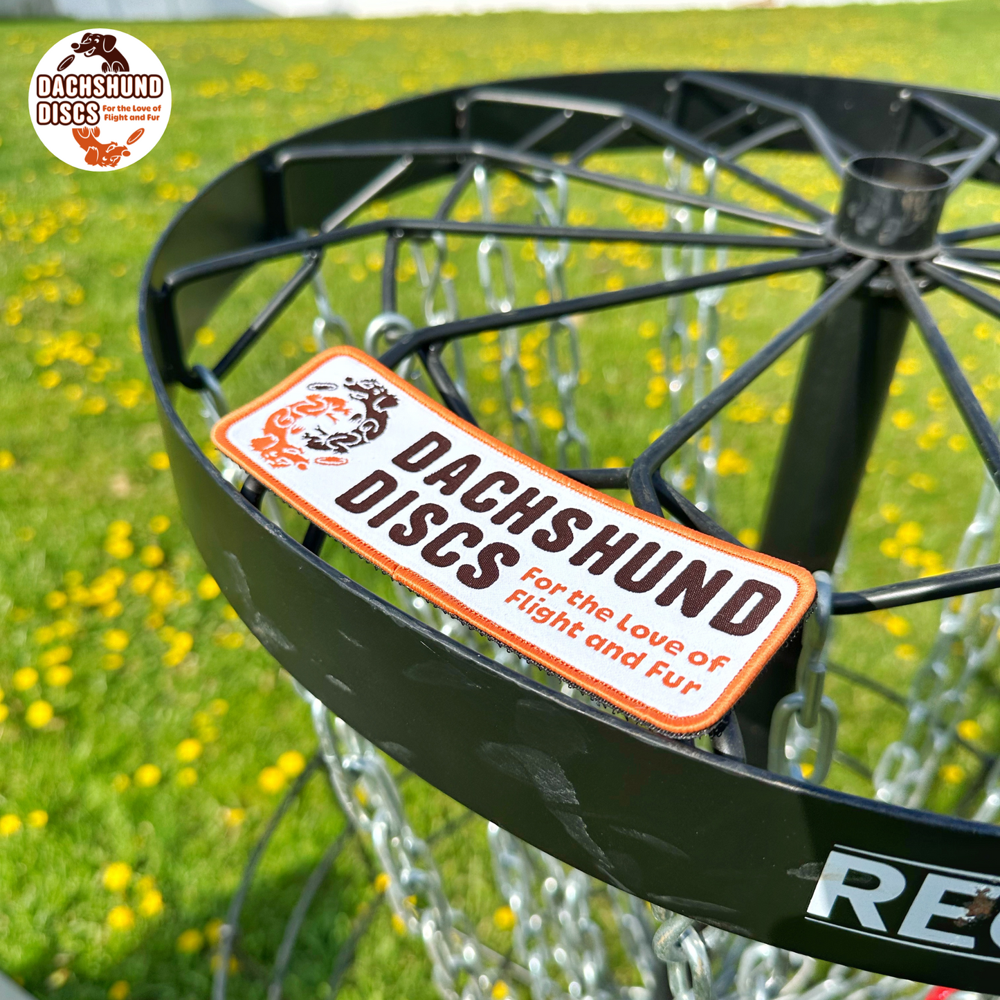Dachshund Discs Logo Patch