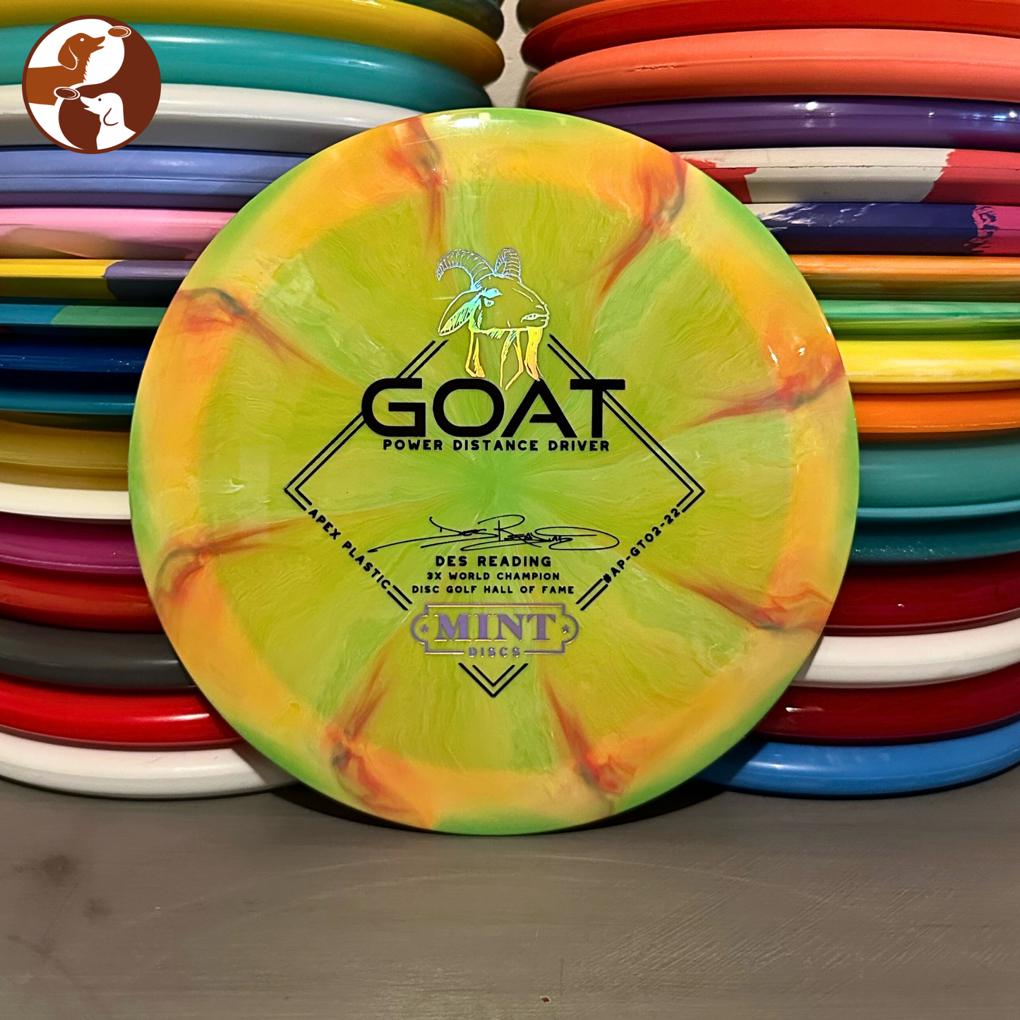 Mint Discs Apex Swirl Goat (Des Reading)