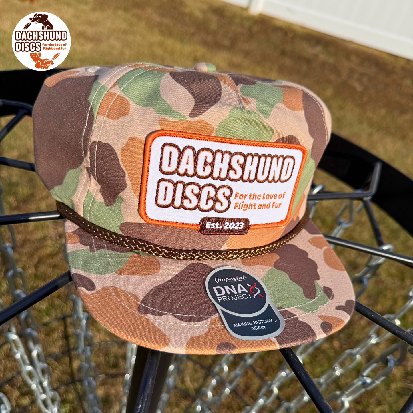 Dachshund Discs Imperial "The Aloha" Rope Cap