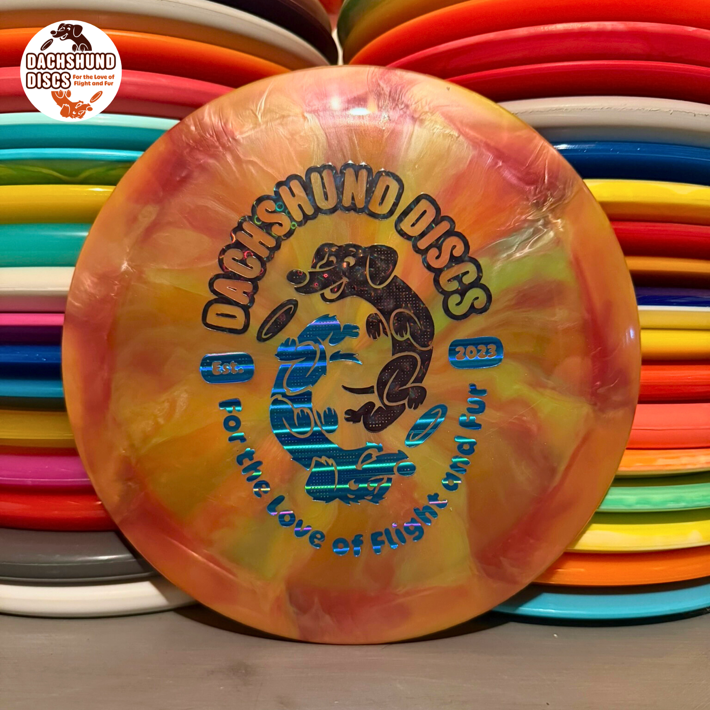 Thought Space Nebula Ethereal Synapse (Dachshund Logo Stamp)