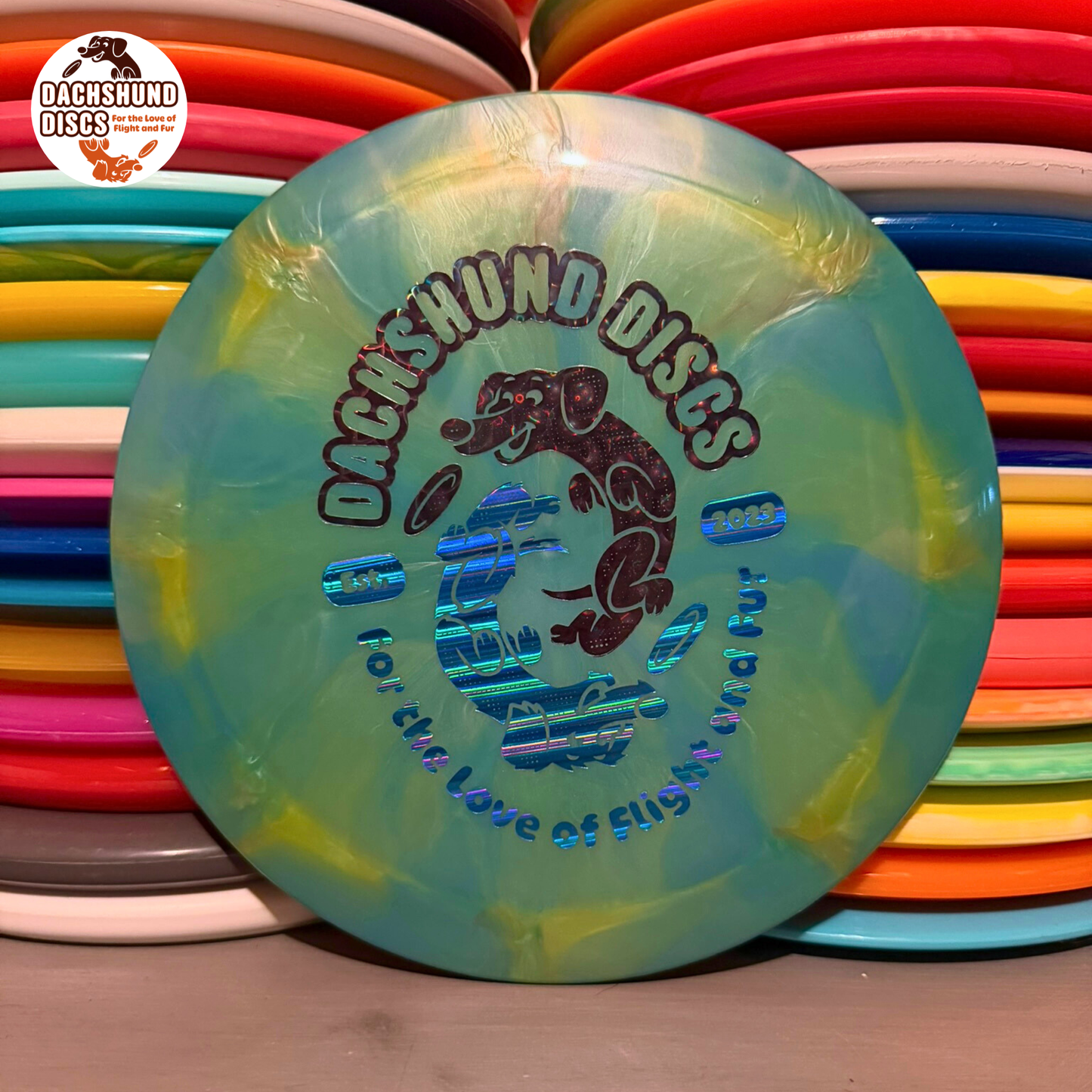 Thought Space Nebula Ethereal Synapse (Dachshund Logo Stamp)