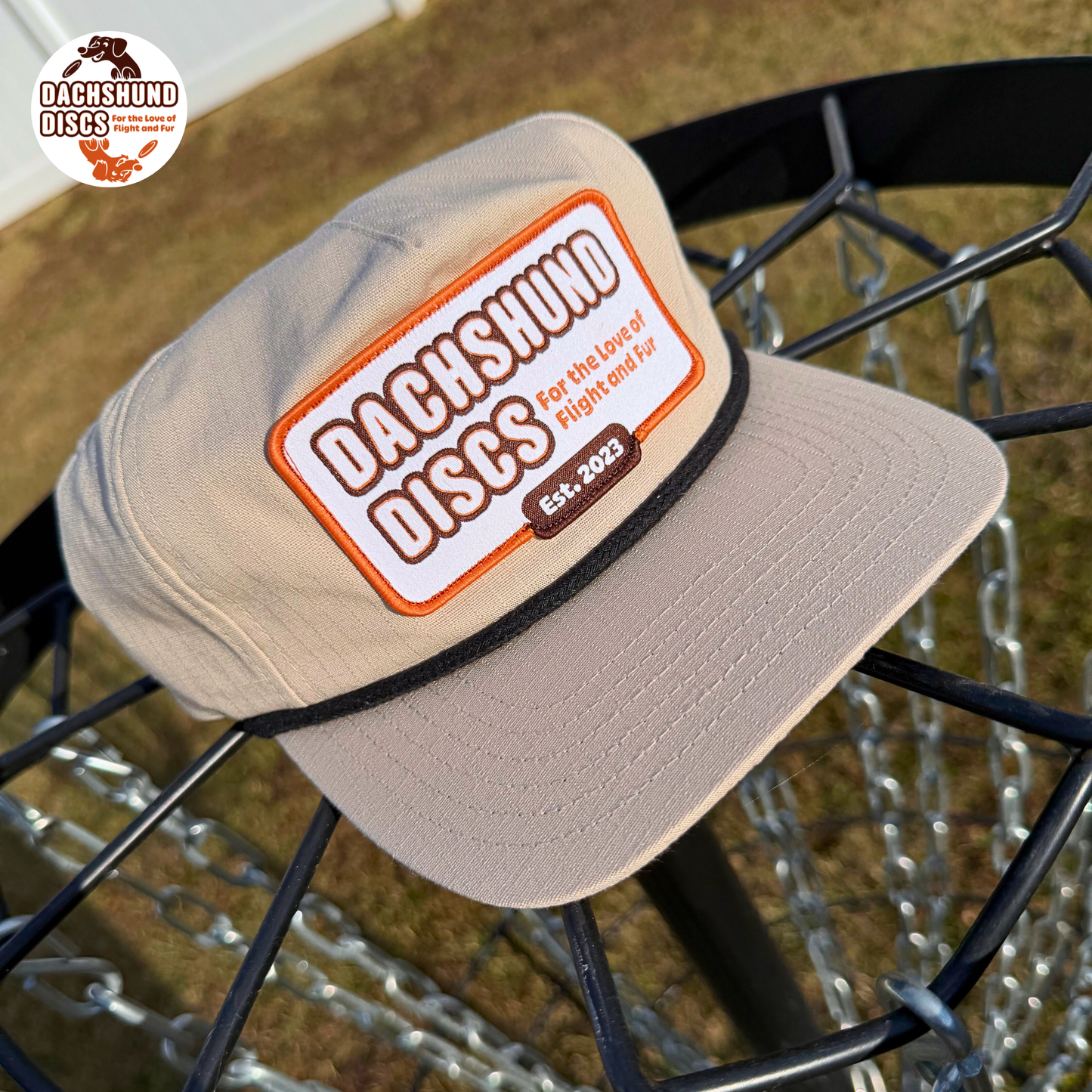 Dachshund Discs Lariat Ripstop Cap