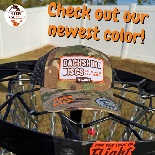 Dachshund Discs Retro Trucker Cap