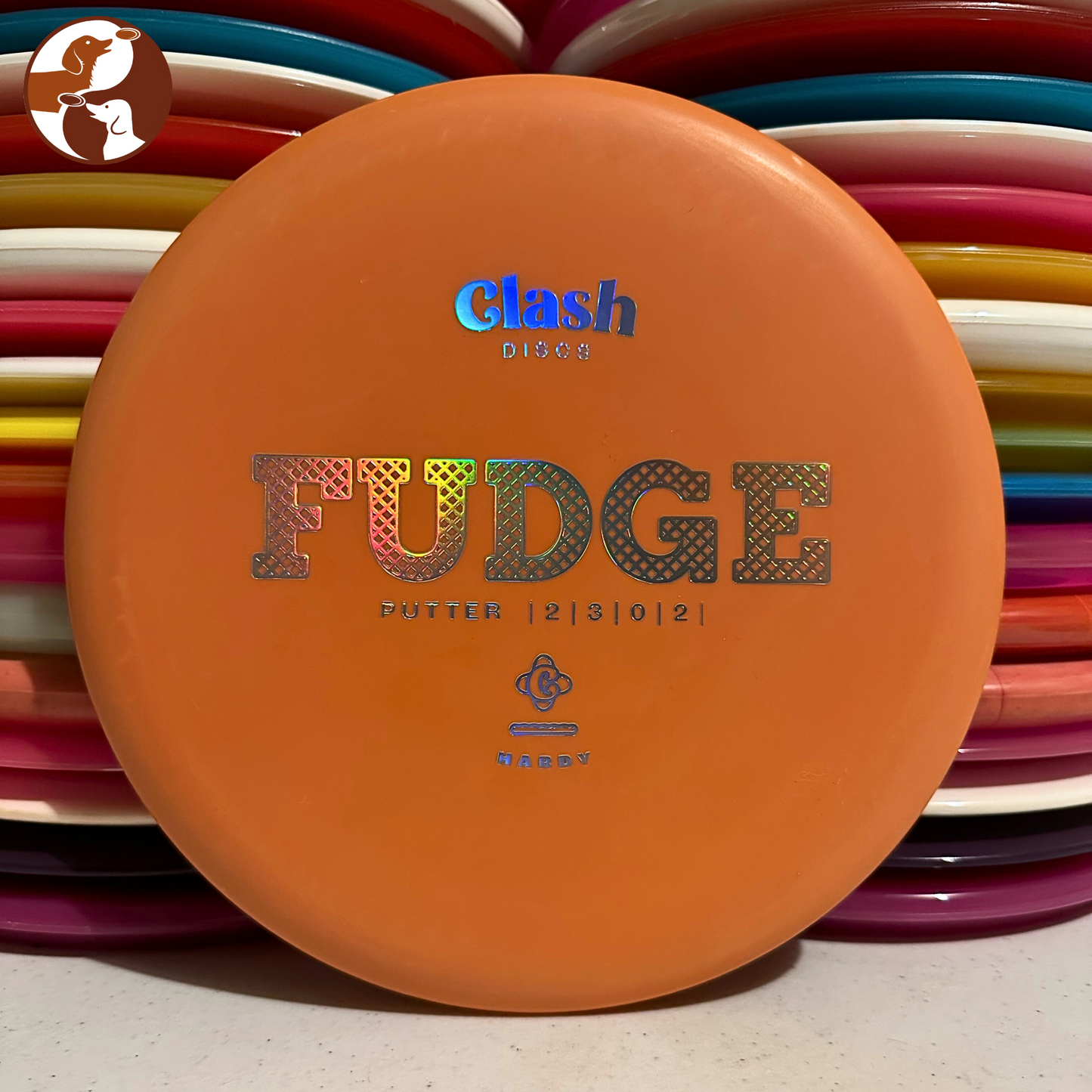 Orange Clash Discs Hardy Fudge