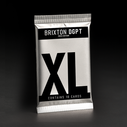 Brixton Disc Golf 2025 DGPT Trading Cards – XL Pack