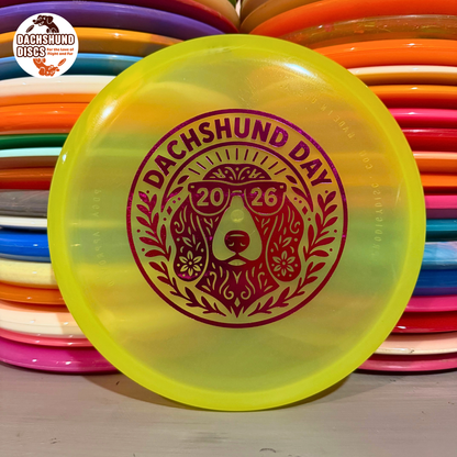 Mint Discs Nocturnal Glow Pickle (Dachshund Day Stamp)