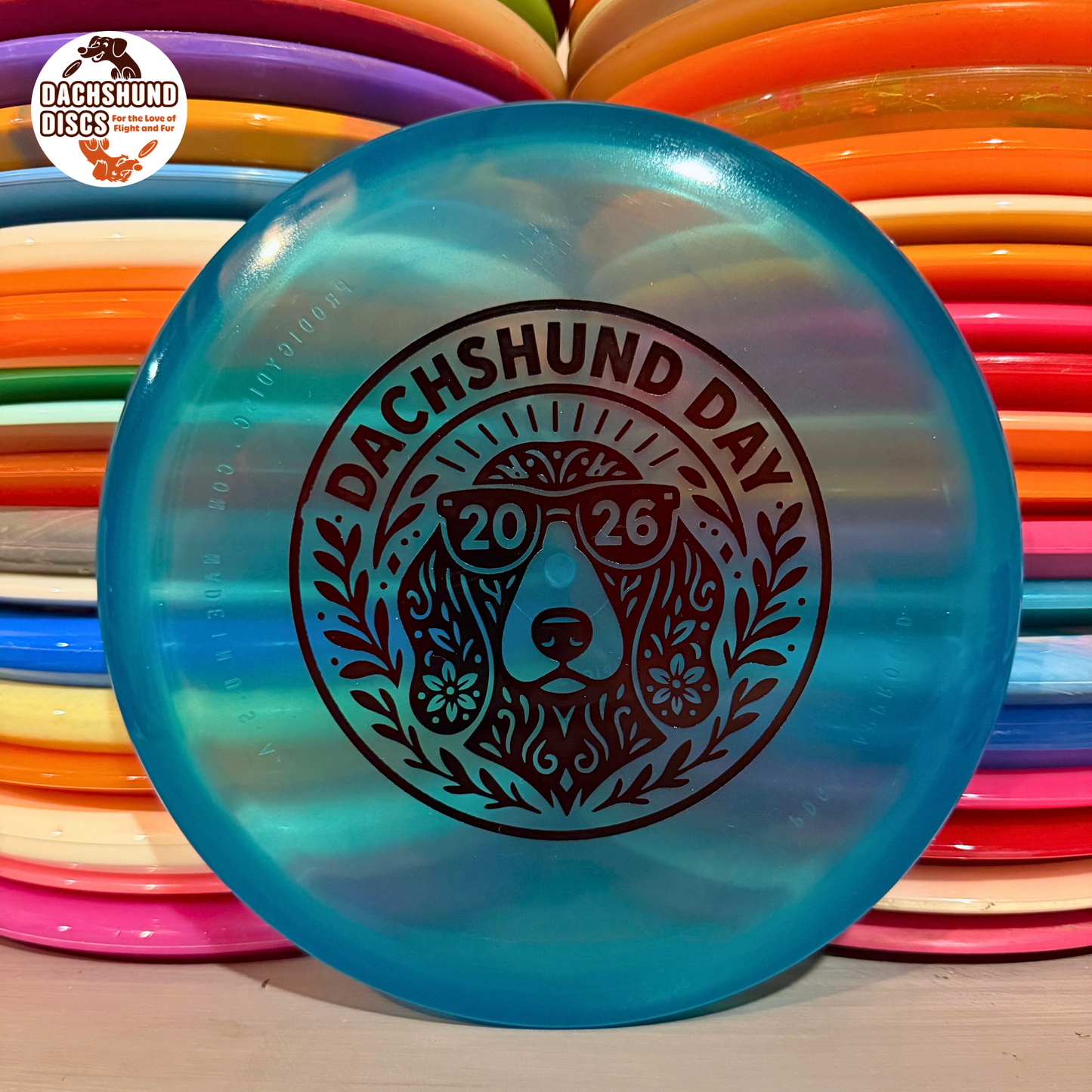 Mint Discs Nocturnal Glow Pickle (Dachshund Day Stamp)