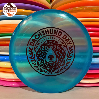 Mint Discs Nocturnal Glow Pickle (Dachshund Day Stamp)