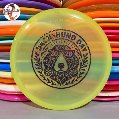 Mint Discs Nocturnal Glow Pickle (Dachshund Day Stamp)
