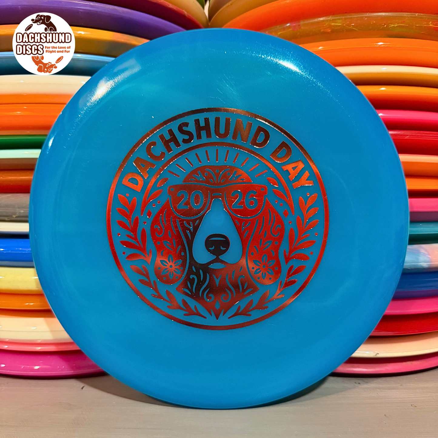 Mint Discs Nocturnal Glow Pickle (Dachshund Day Stamp)
