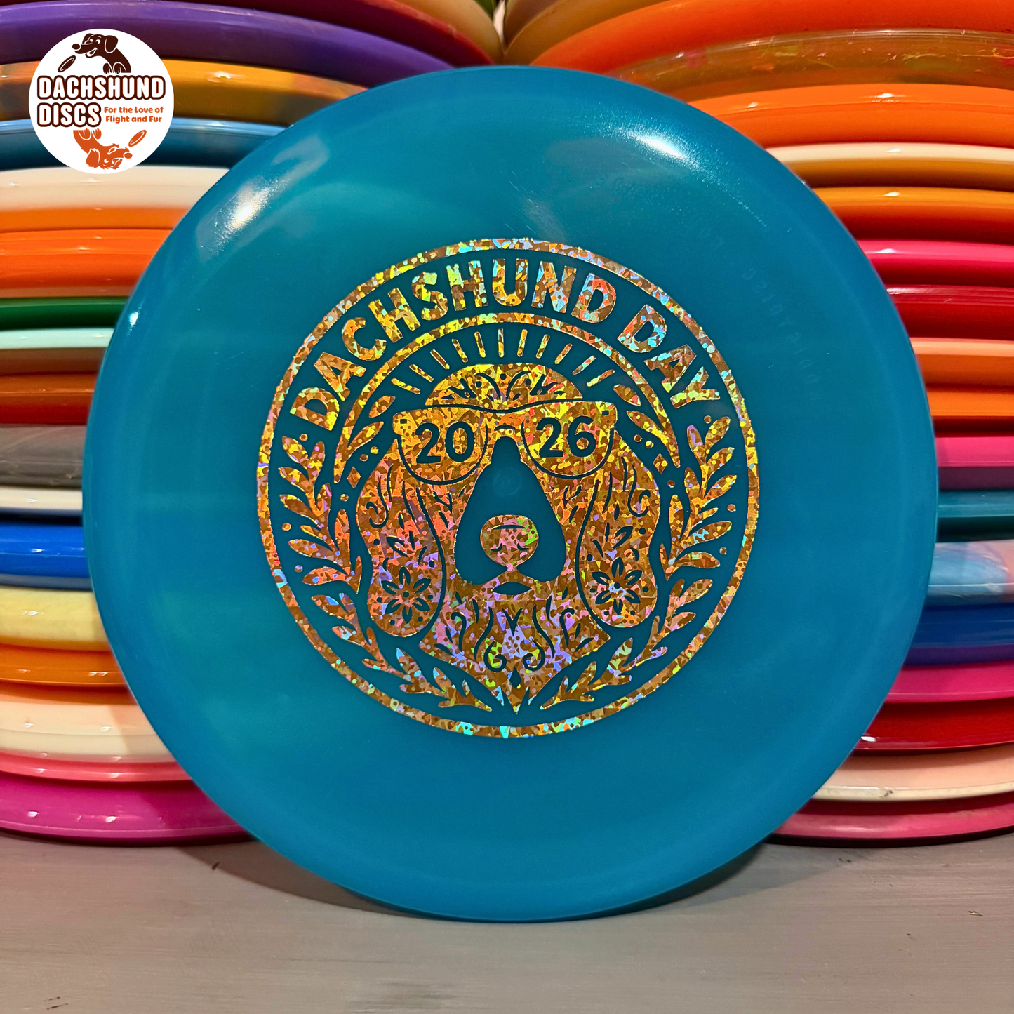 Mint Discs Nocturnal Glow Pickle (Dachshund Day Stamp)