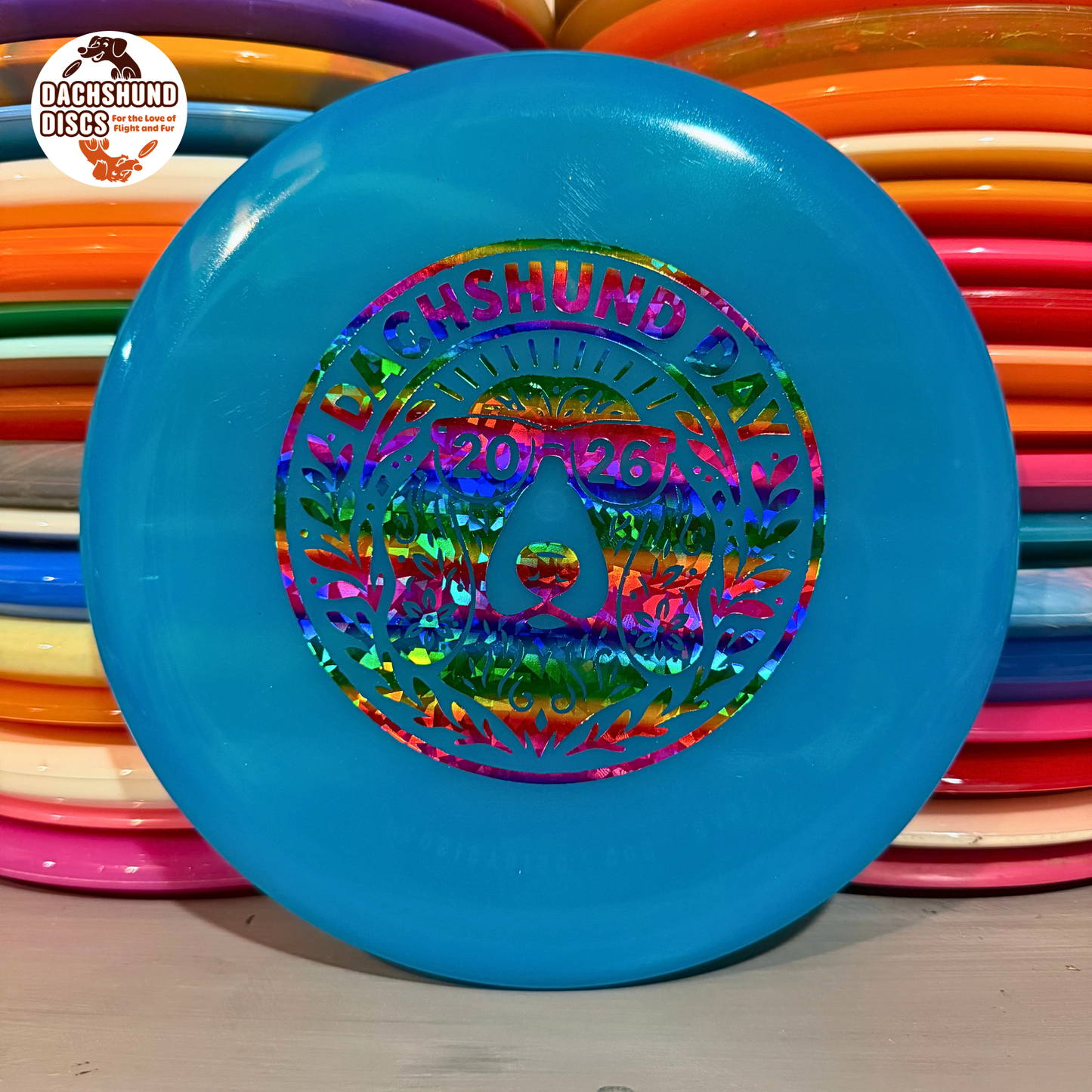 Mint Discs Nocturnal Glow Pickle (Dachshund Day Stamp)