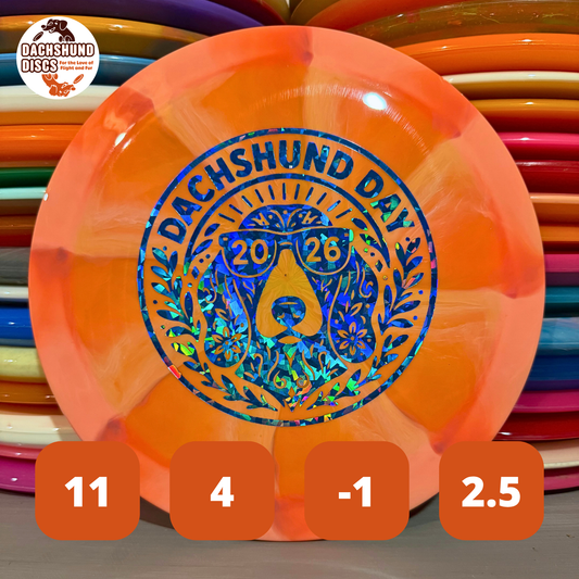 Mint Discs Apex Longhorn (Dachshund Day Stamp)