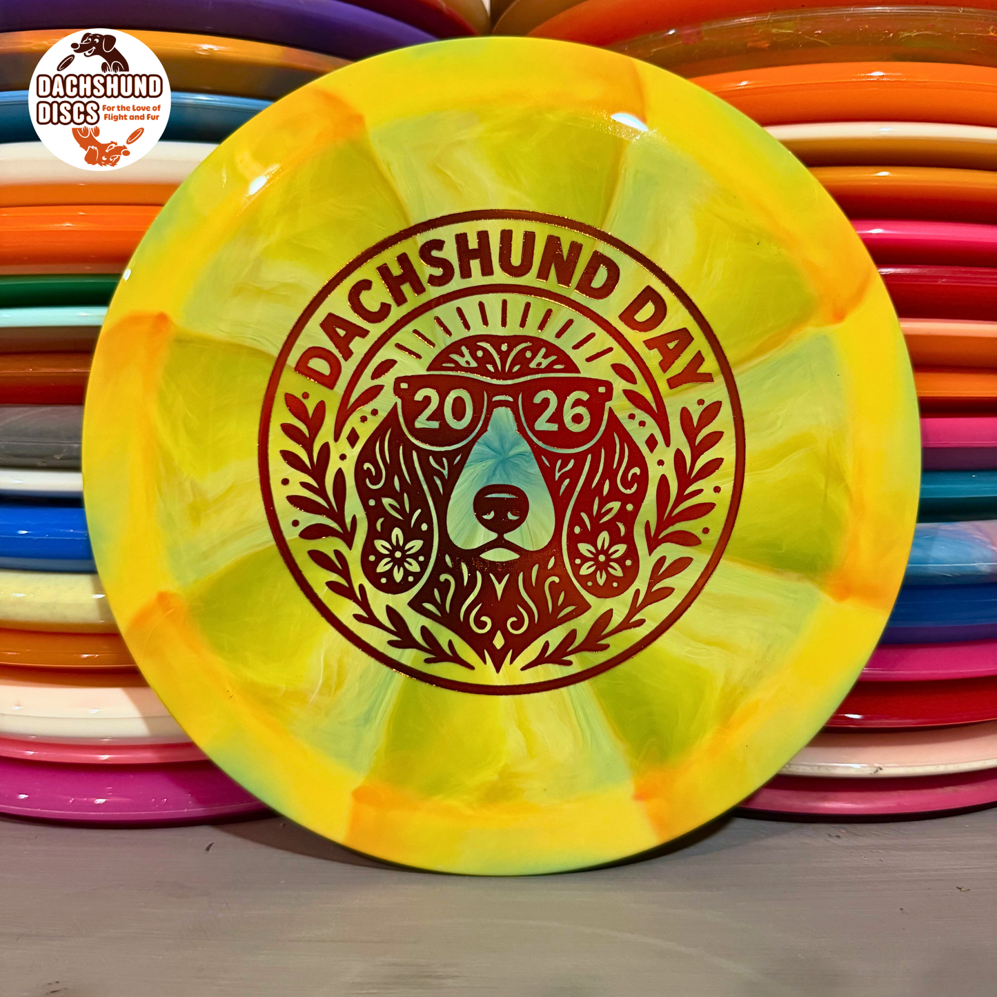 Mint Discs Apex Longhorn (Dachshund Day Stamp)