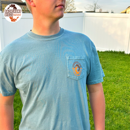 Dachshund Discs Pocket Tee