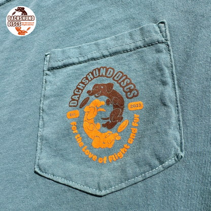 Dachshund Discs Pocket Tee
