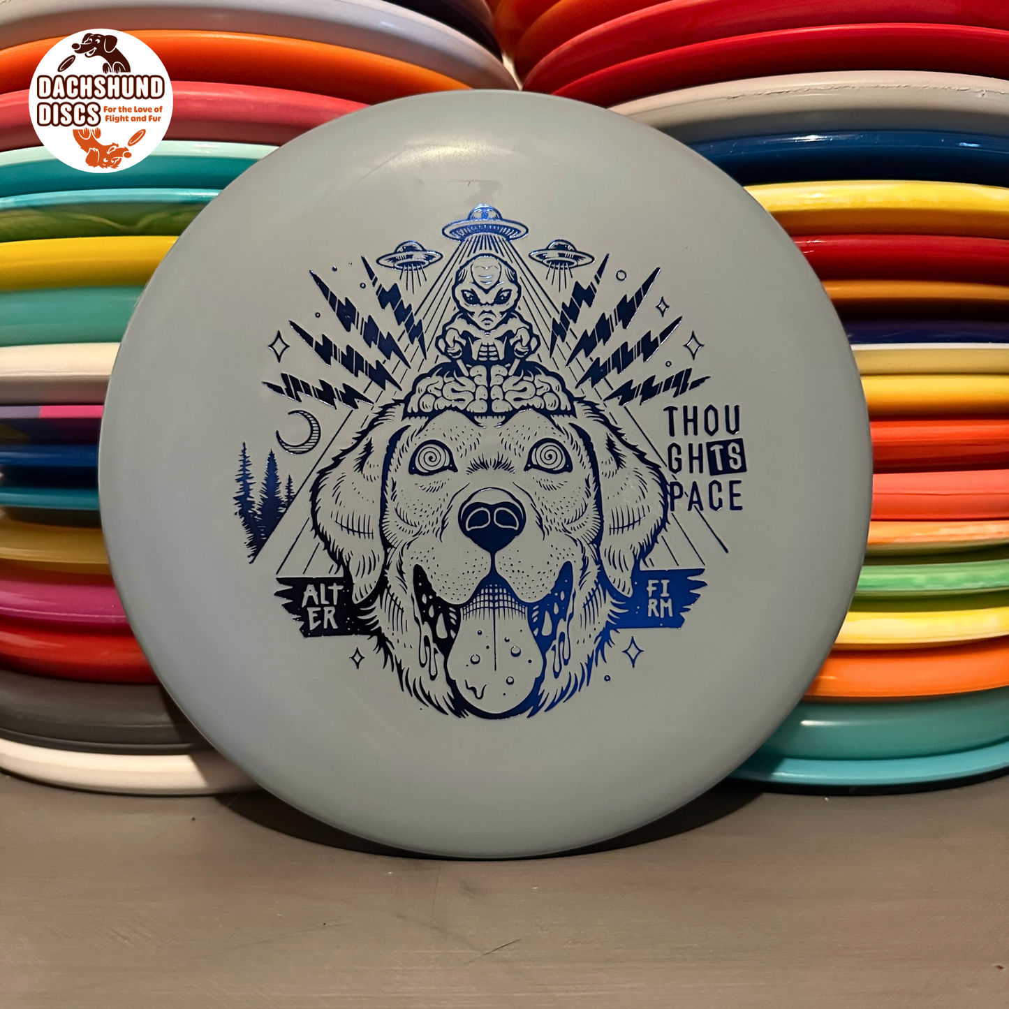 Thought Space Nerve Firm Alter (Alien Dog Stamp)