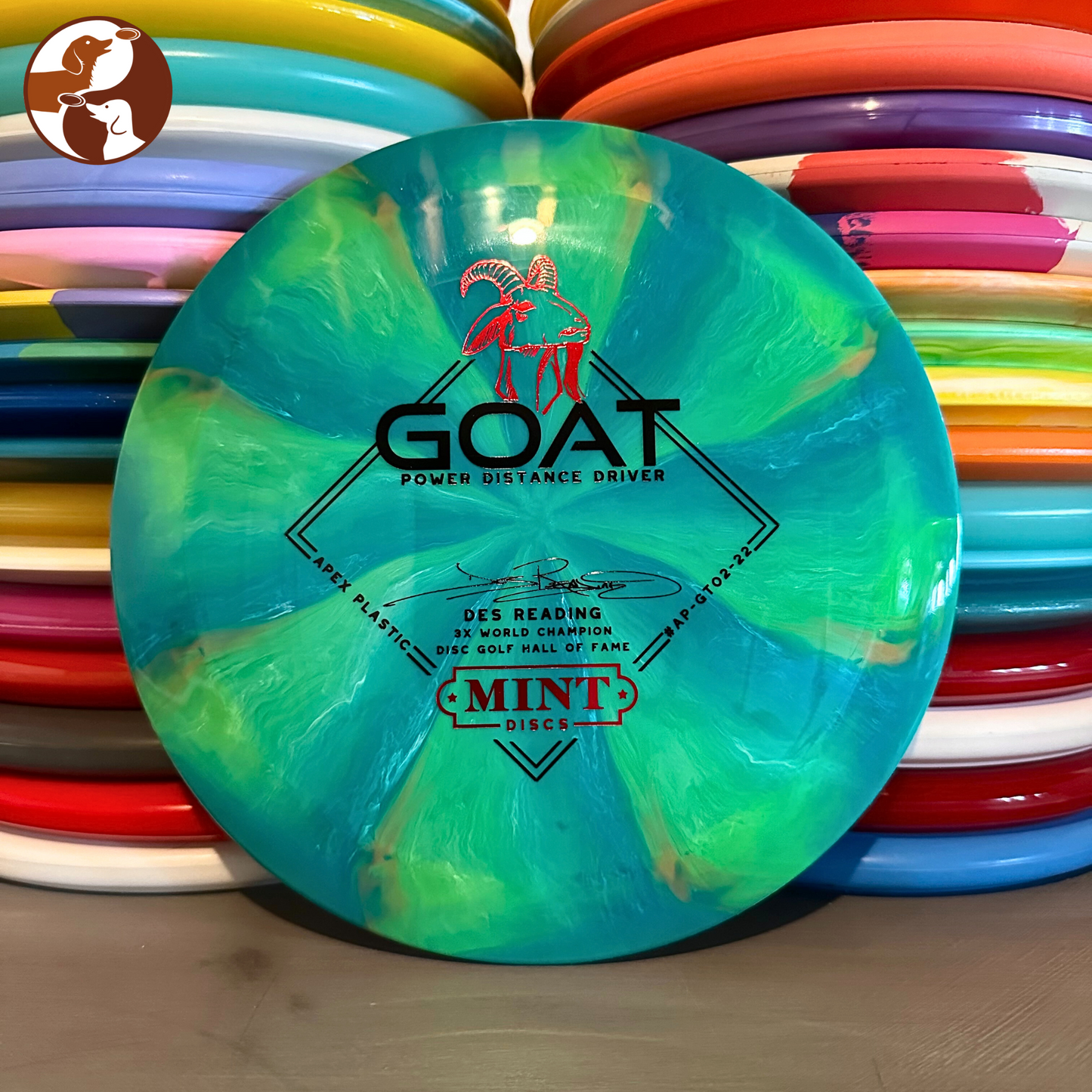 Mint Discs Apex Swirl Goat (Des Reading)