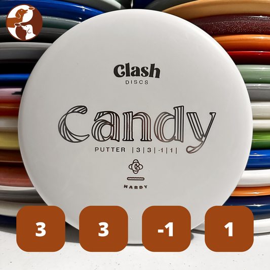 Clash Discs Hardy Candy with Flight Numbers