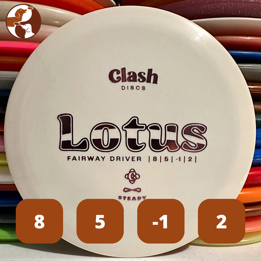 Clash Discs Steady Lotus with Flight Numbers