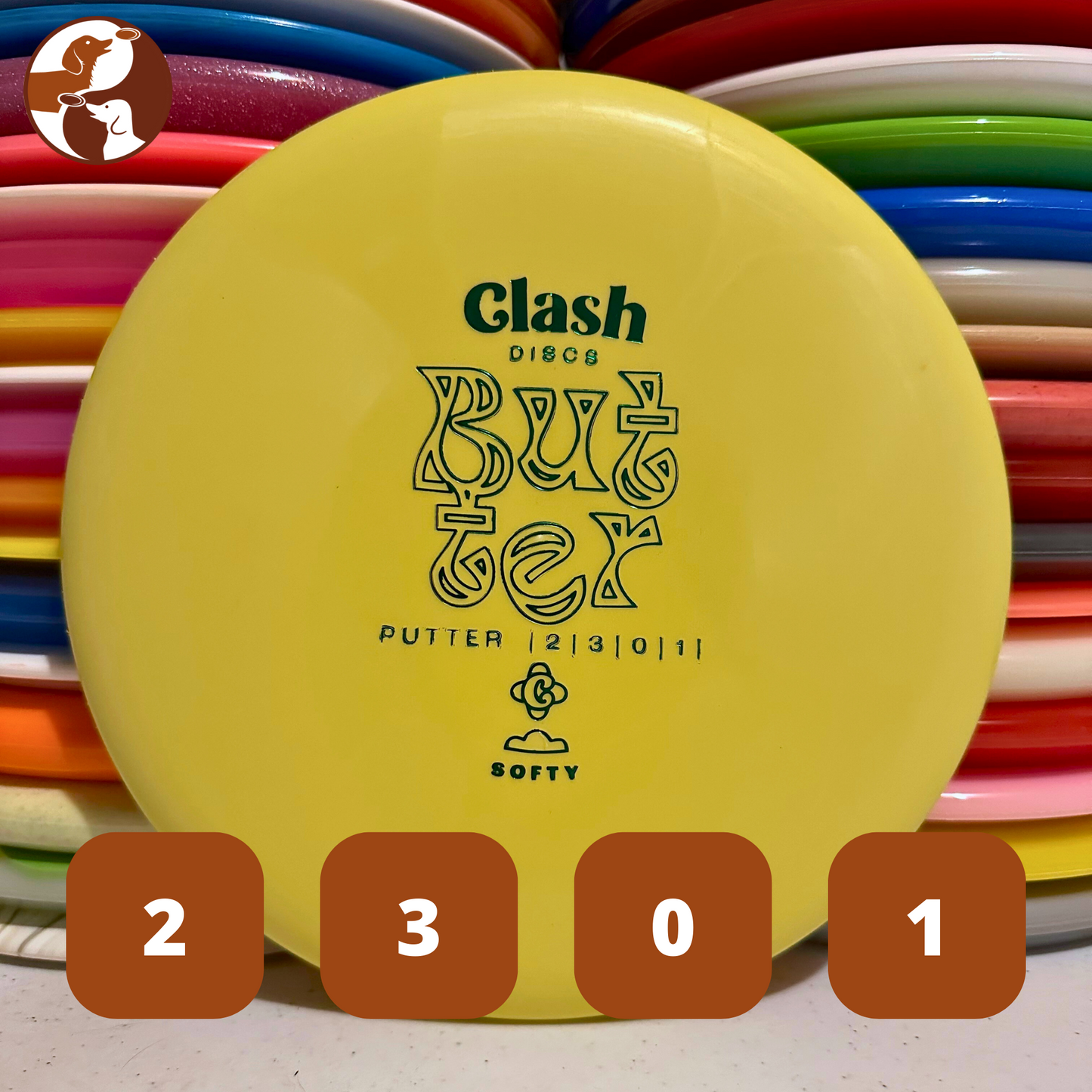 Clash Discs Softy Butter with Flight Numbers