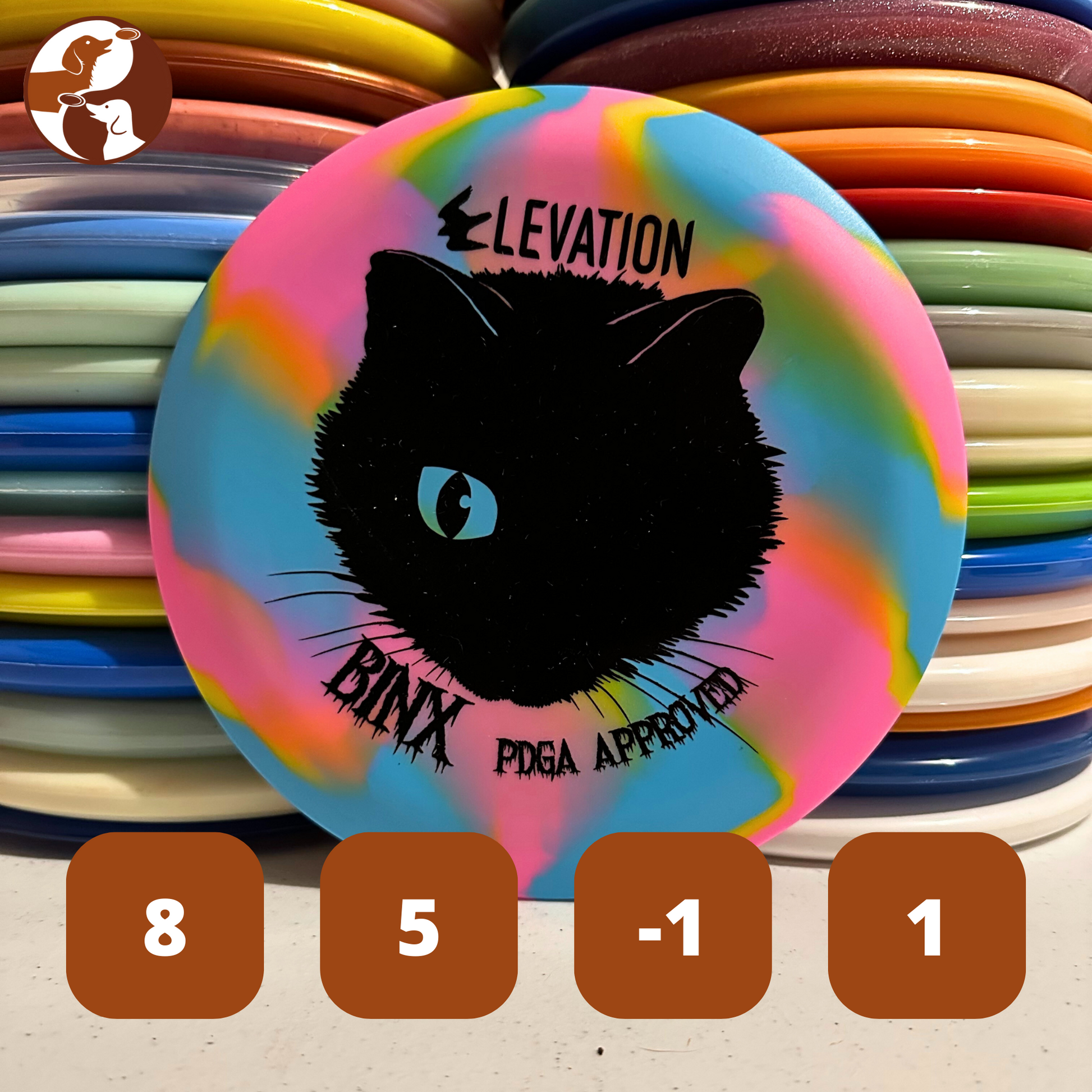 Elevation Discs Binx - OG with Flight Numbers