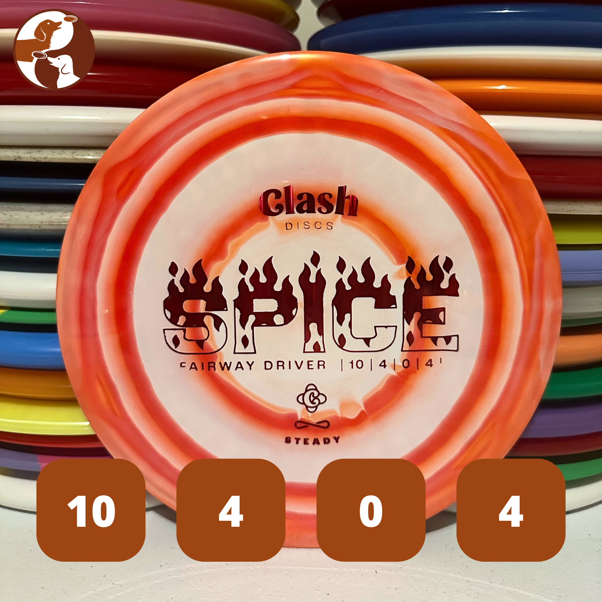 Ring Disc Clash Discs Steady Ring Spice – Dachshund Discs