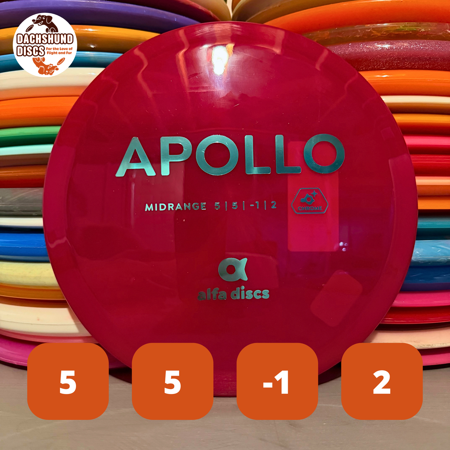 Alfa Discs Chrome Apollo