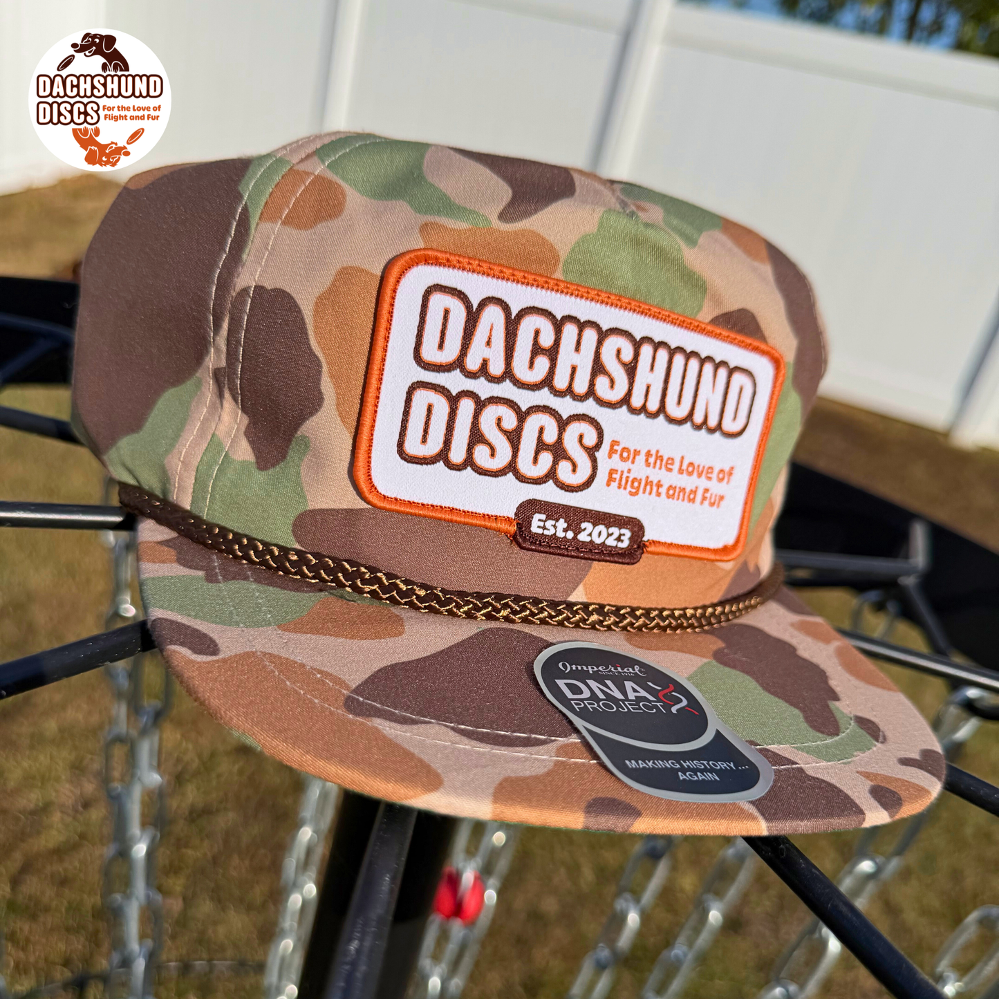Dachshund Discs Imperial "The Aloha" Rope Cap