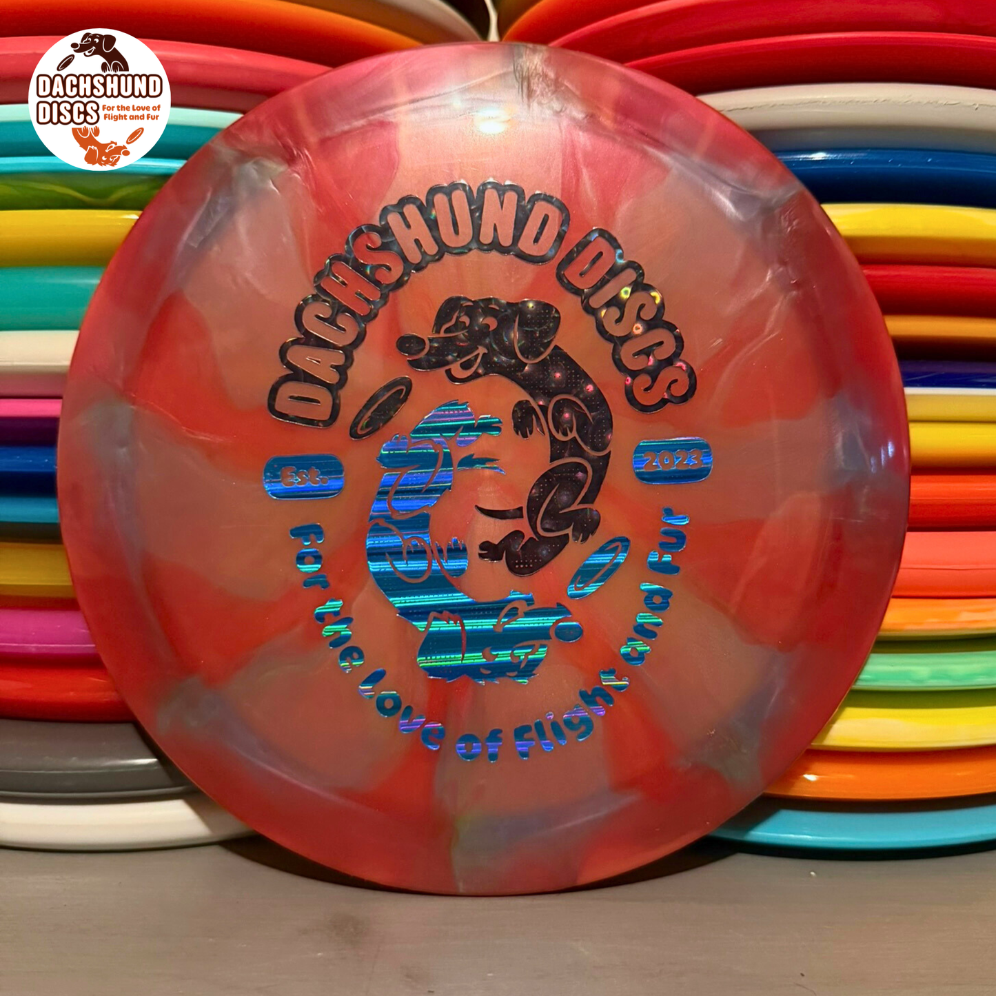 Thought Space Nebula Ethereal Synapse (Dachshund Logo Stamp)