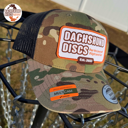 Dachshund Discs Retro Trucker Cap